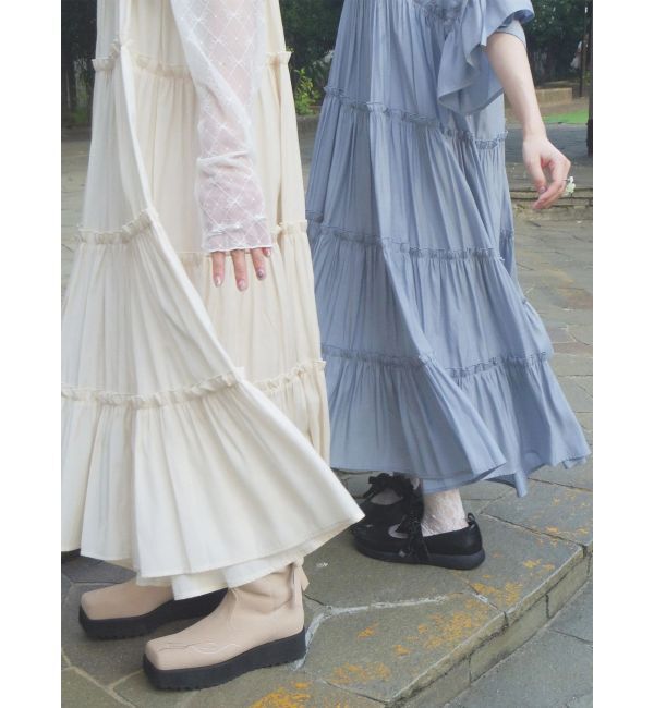 merry jenny「ティアードティアードスリーブワンピース」|ワンピース|