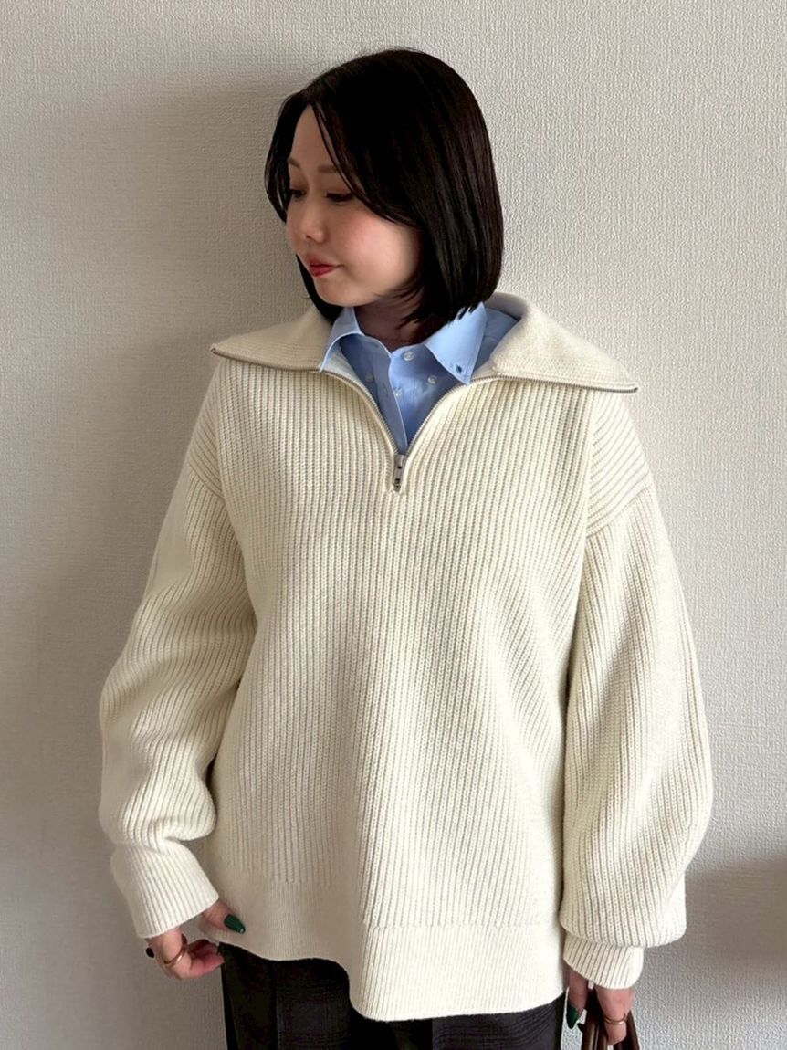 Mila Owen「ボタンダウン短丈シャツ」|シャツ・ブラウス|