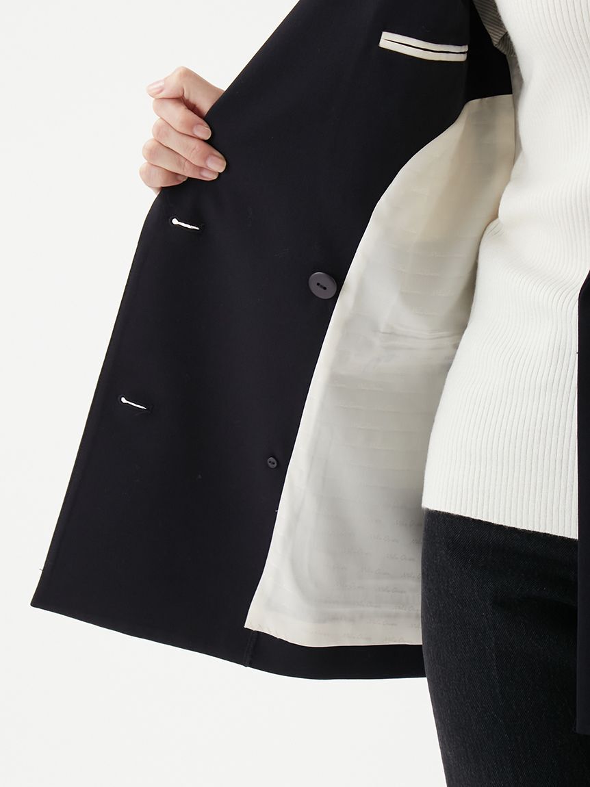 Mila Owen「金釦ダブルブレストロングブレザー」|テーラードジャケット|