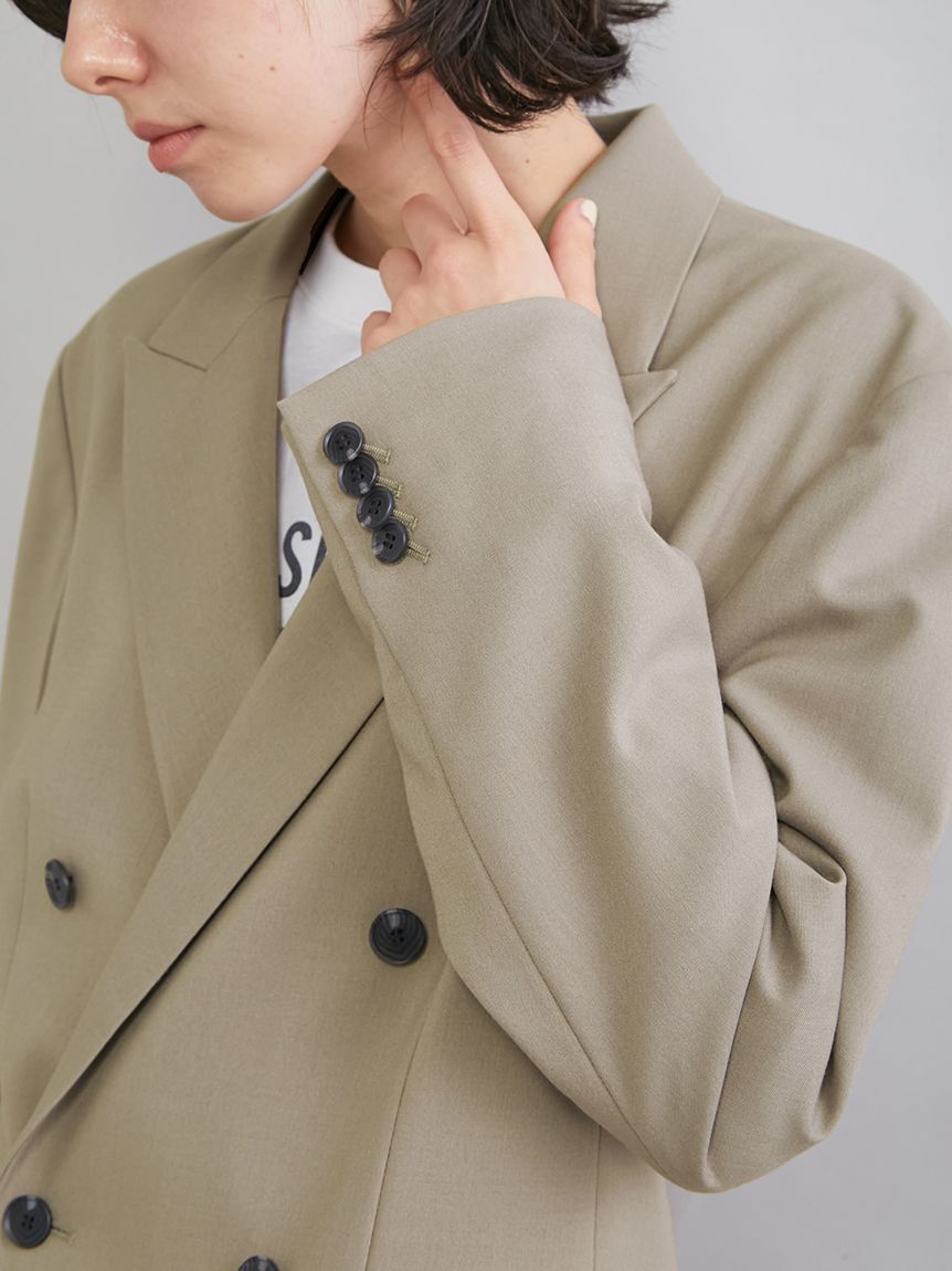 Mila Owen「ダブルブレストテーラードジャケット」|テーラードジャケット|