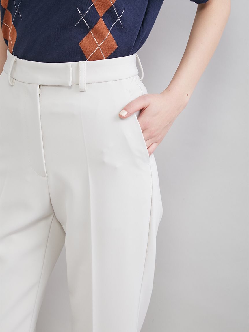 Mila Owen「【MILA PANTS】後ろゴムテーパードパンツ」|チノ|