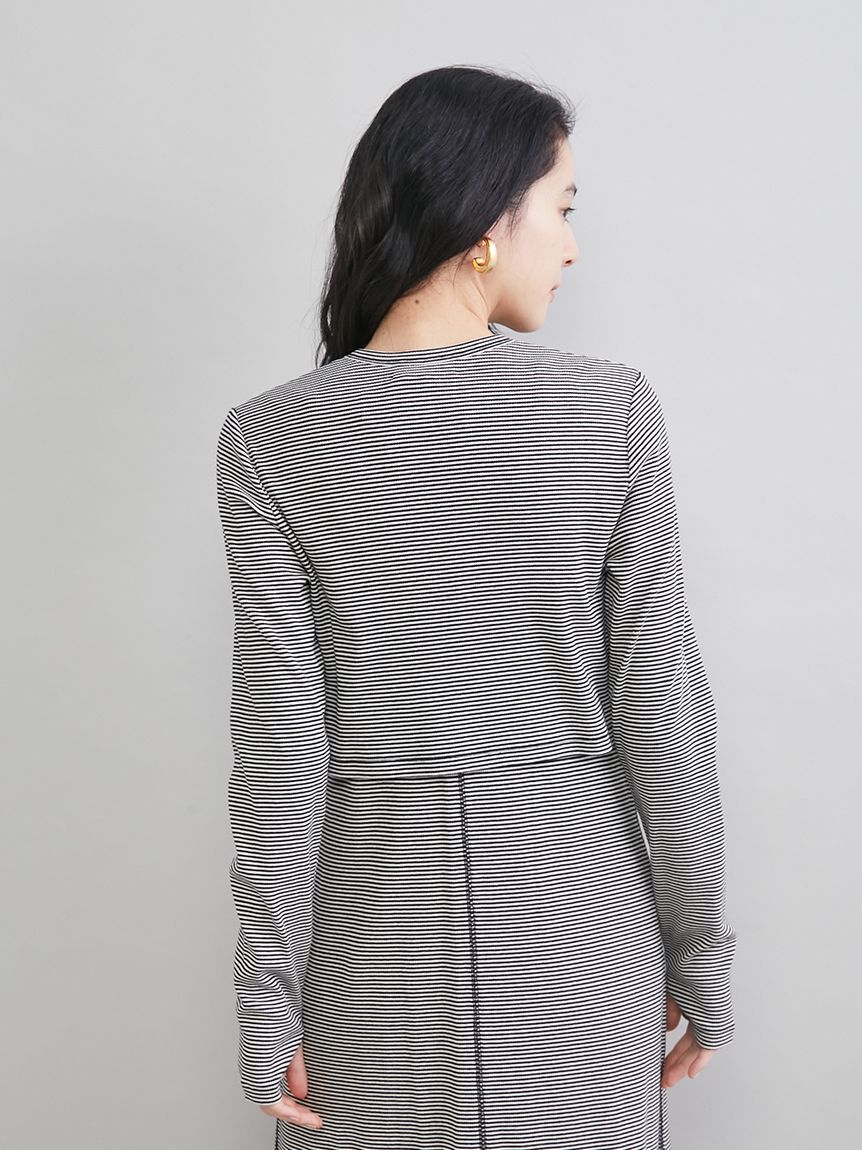 Mila Owen「UVケアテレコボレロカーディガン」|カーディガン|