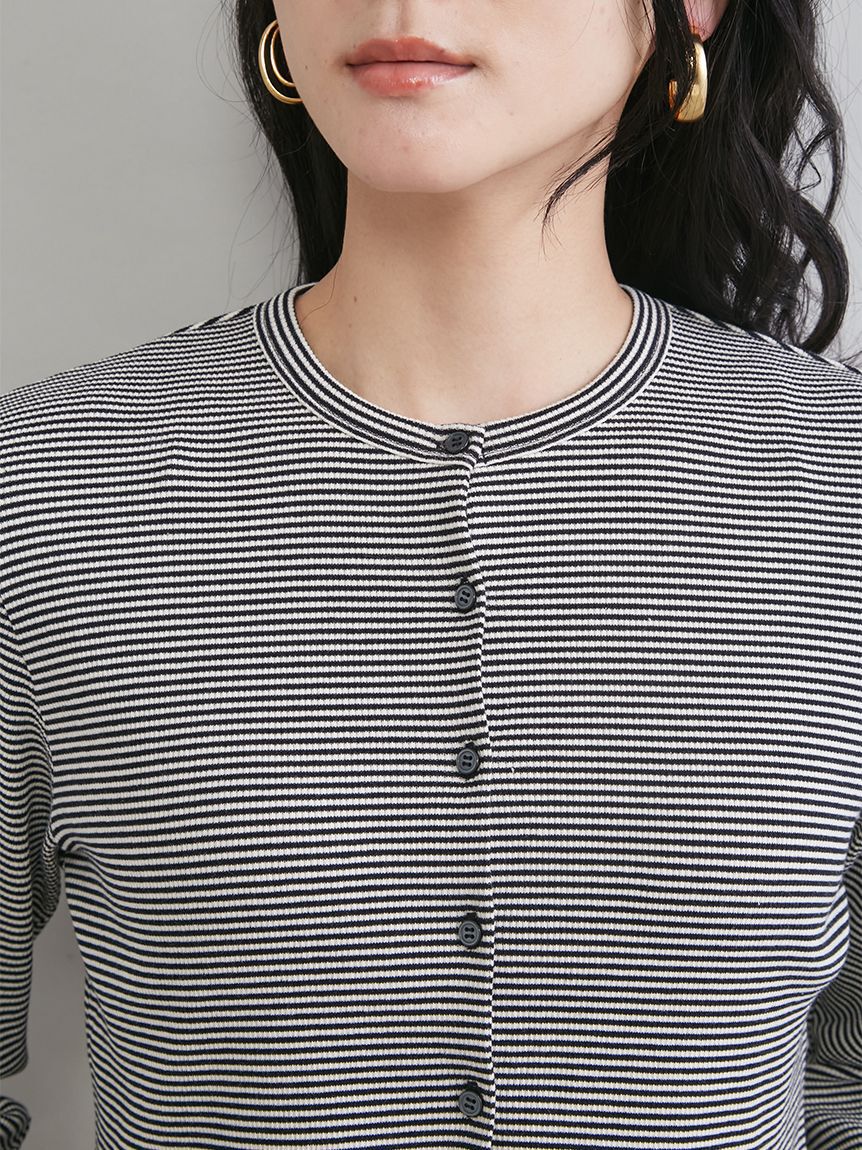 Mila Owen「UVケアテレコボレロカーディガン」|カーディガン|