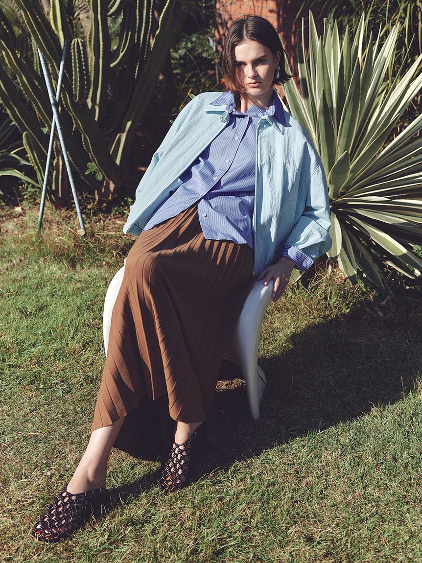 Mila Owen「フォルムデザインスウィングトップ」|ブルゾン・スタジャン|