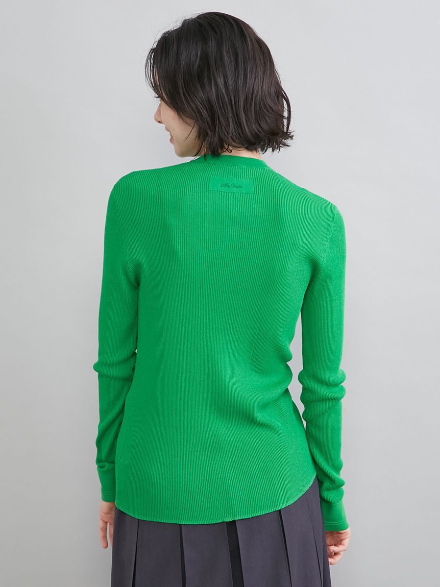 Mila Owen「UVケアシアーリブニットカーディガン」|カーディガン|