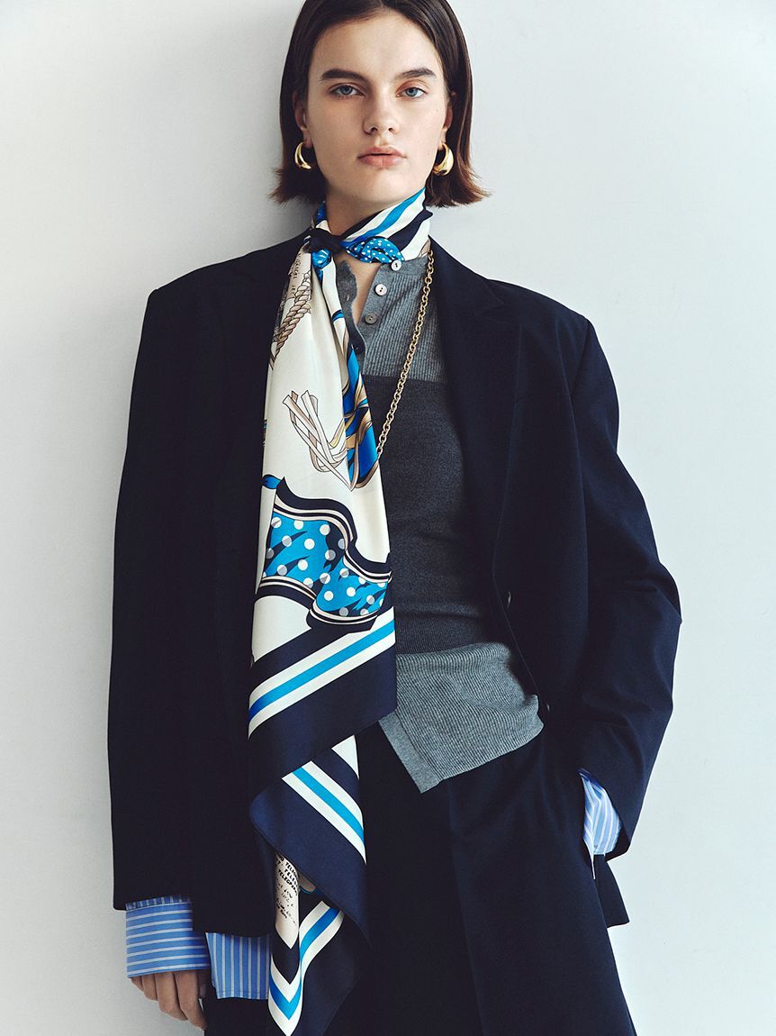 Mila Owen「UVケアシアーリブニットカーディガン」|カーディガン|