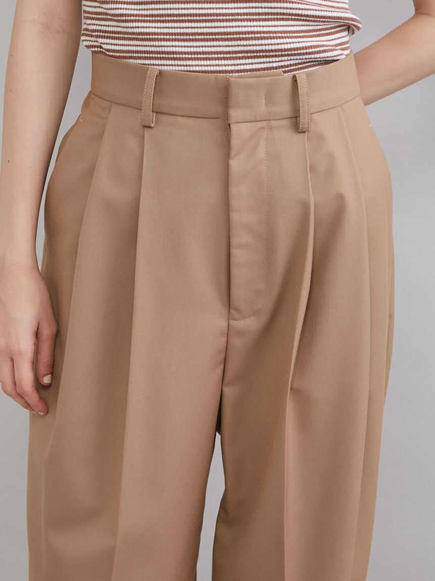 Mila Owen「２タックテーパードパンツ」|チノ|