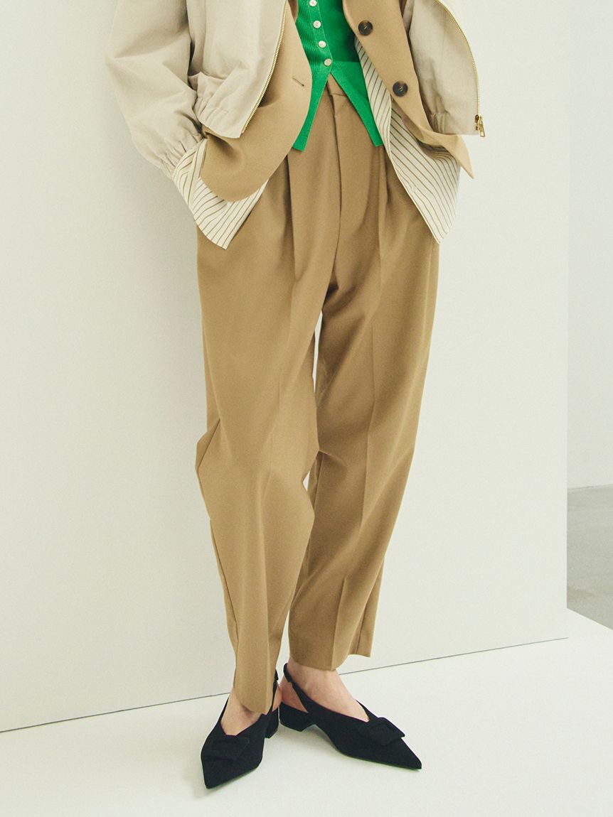 Mila Owen「２タックテーパードパンツ」|チノ|CML