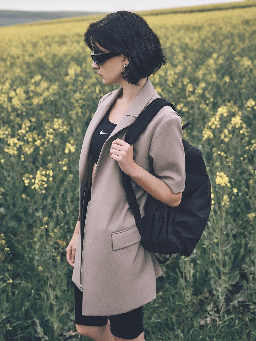 emmi atelier「【ONLINE限定カラー】eco 撥水ギャザーボディーバックパック」|リュック|