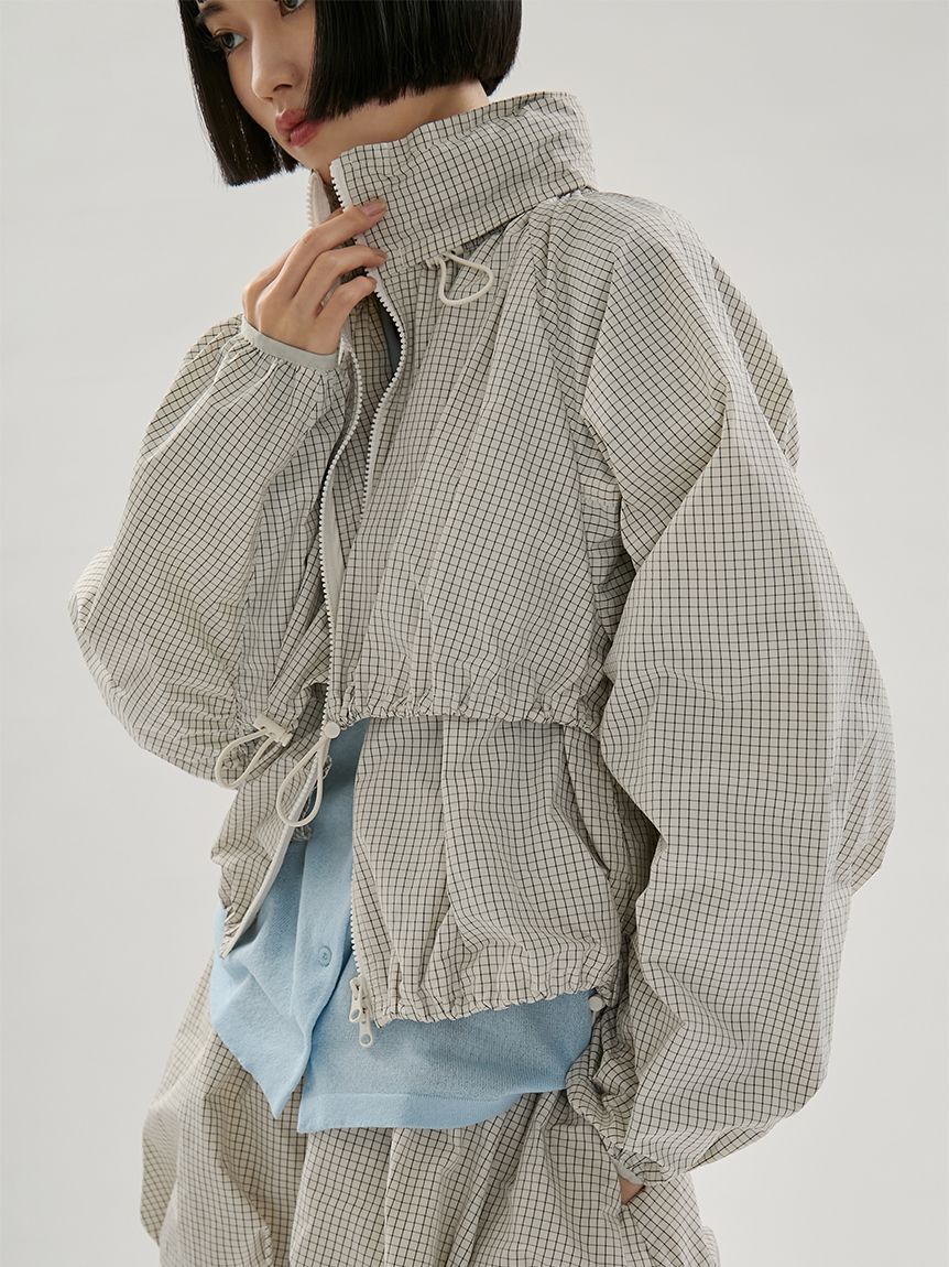 emmi atelier「ドロストナイロンブルゾン/撥水【セットアップ対応】」|ブルゾン・スタジャン|