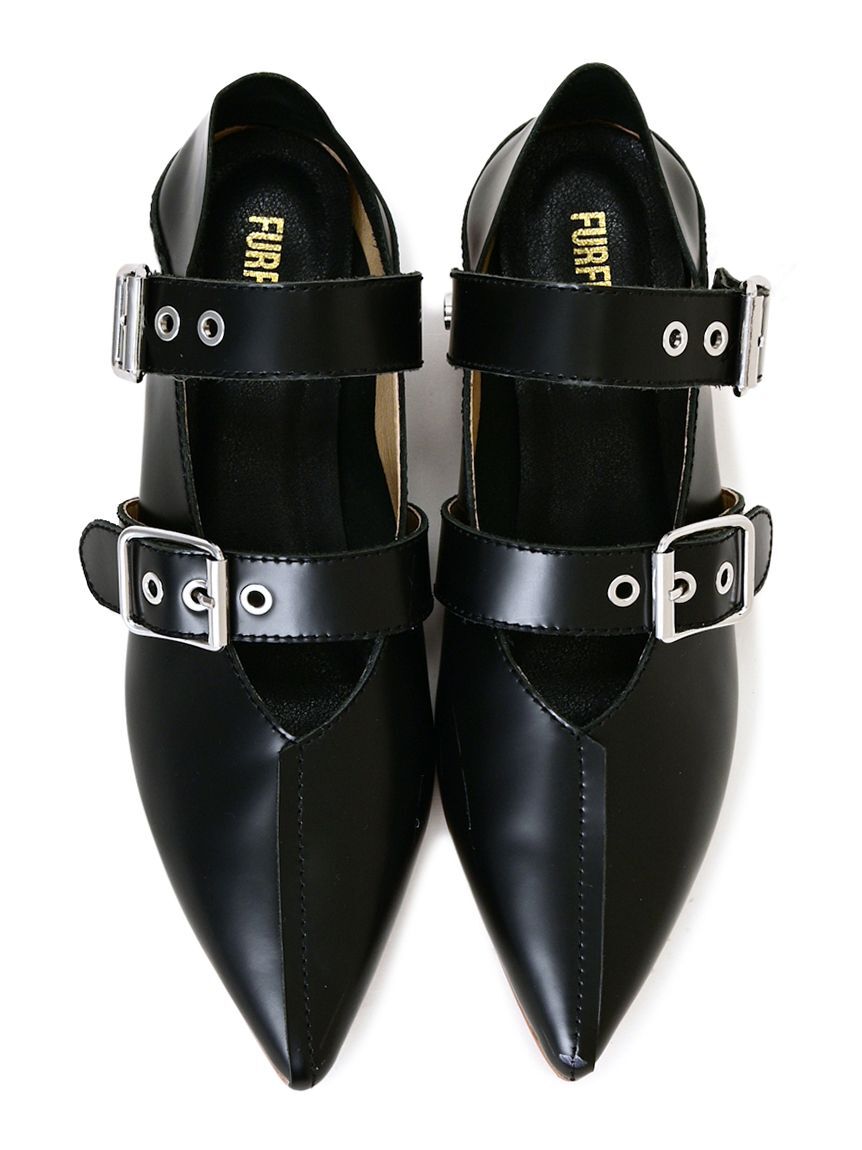 FURFUR「【WEB限定カラー】ダブルストラップバブーシュ」|パンプス|