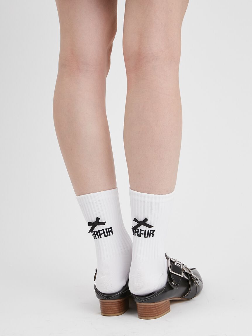FURFUR「【限定カラー】リボンロゴソックス」|ソックス|