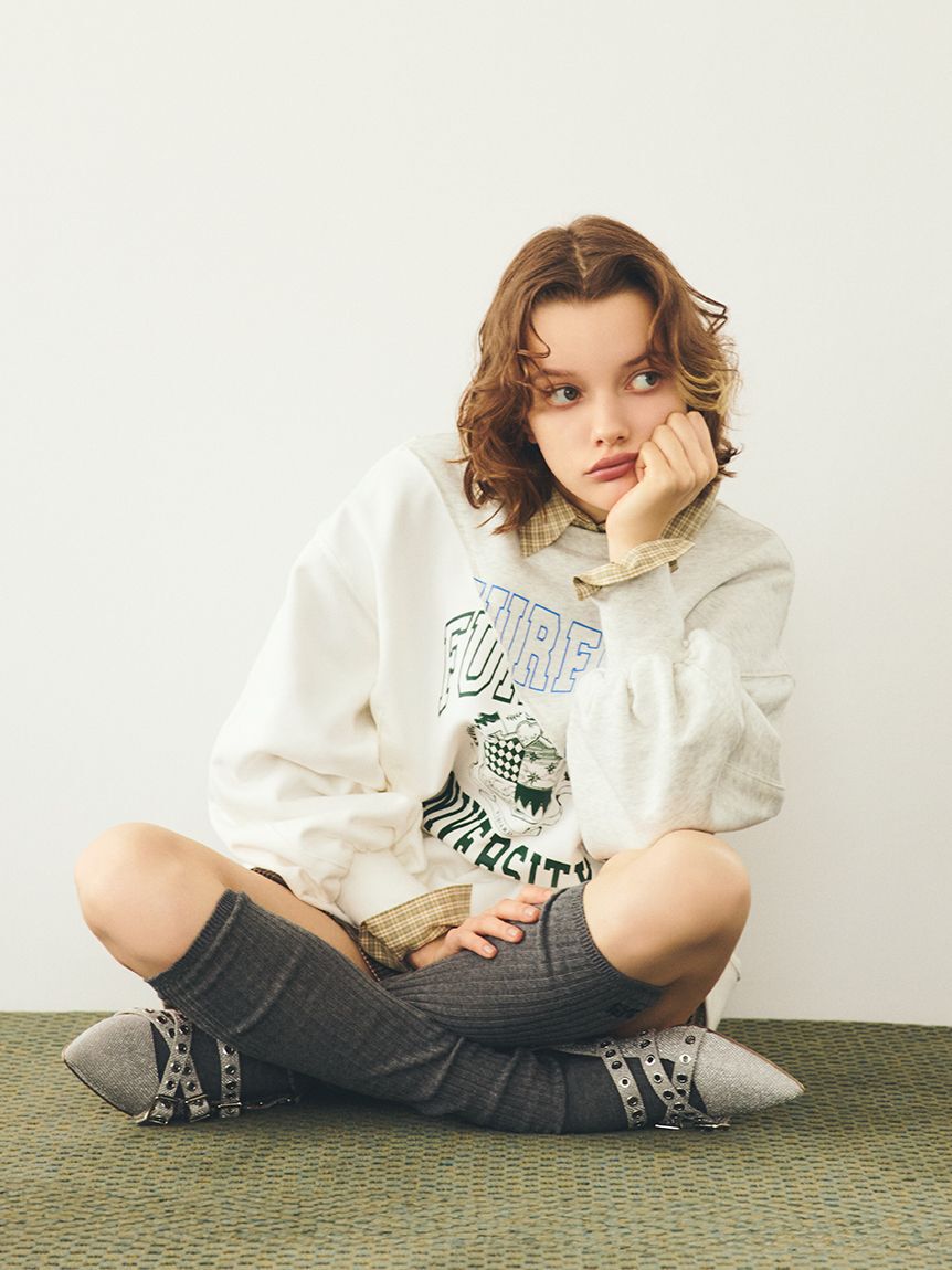 FURFUR「クロスストラップアイレットシューズ」|サンダル|