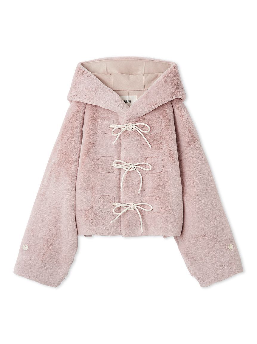 FURFUR「リボンショートダッフルコート」|ダッフルコート|