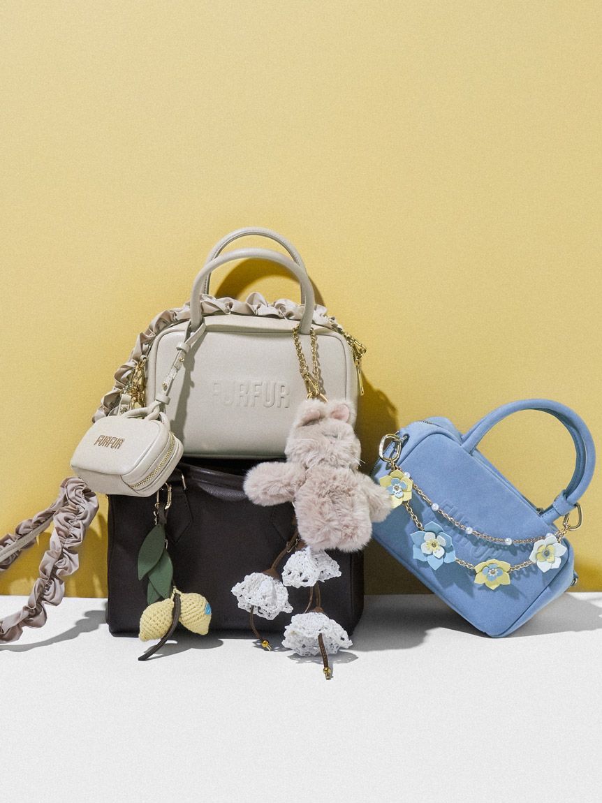 FURFUR「【限定カラー】バリエーションマイクロスクエアボストン」|キーケース|