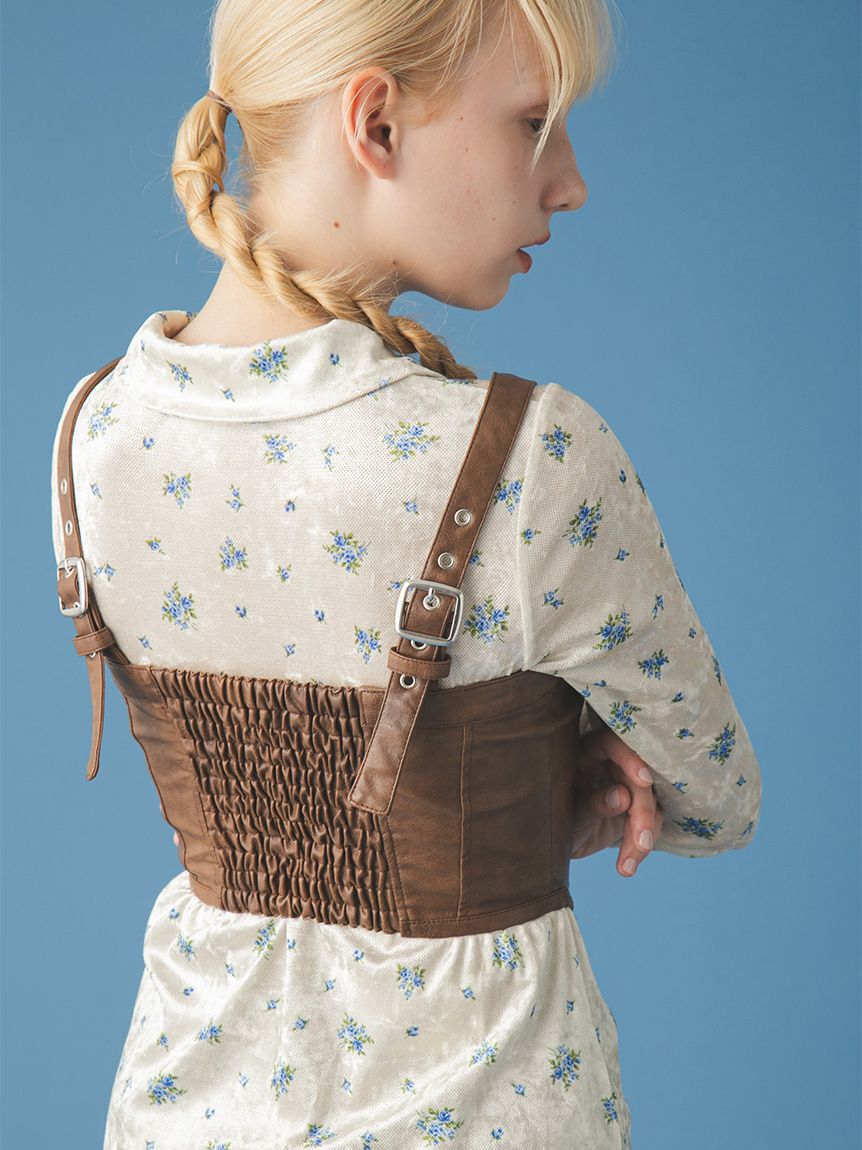 FURFUR「マルチマテリアルビスチェ」|ベスト・ジレ|