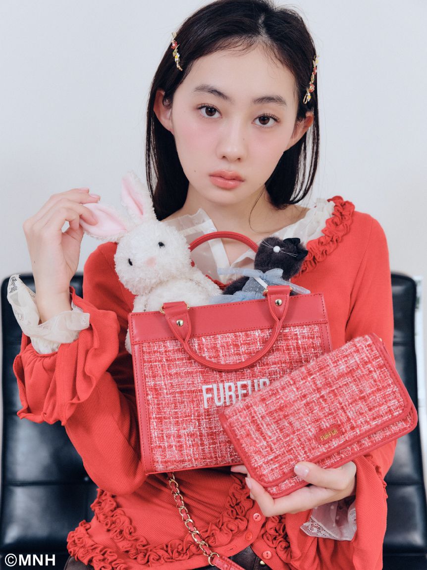 FURFUR「【限定カラー】ツイードロゴフォンホルダー」|ショルダー・メッセンジャー|