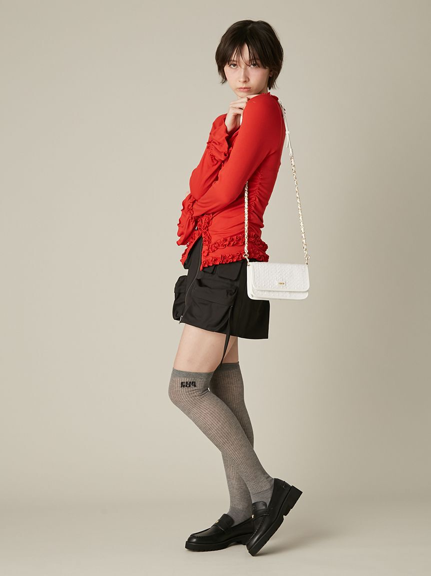 FURFUR「【限定カラー】ツイードロゴフォンホルダー」|ショルダー・メッセンジャー|