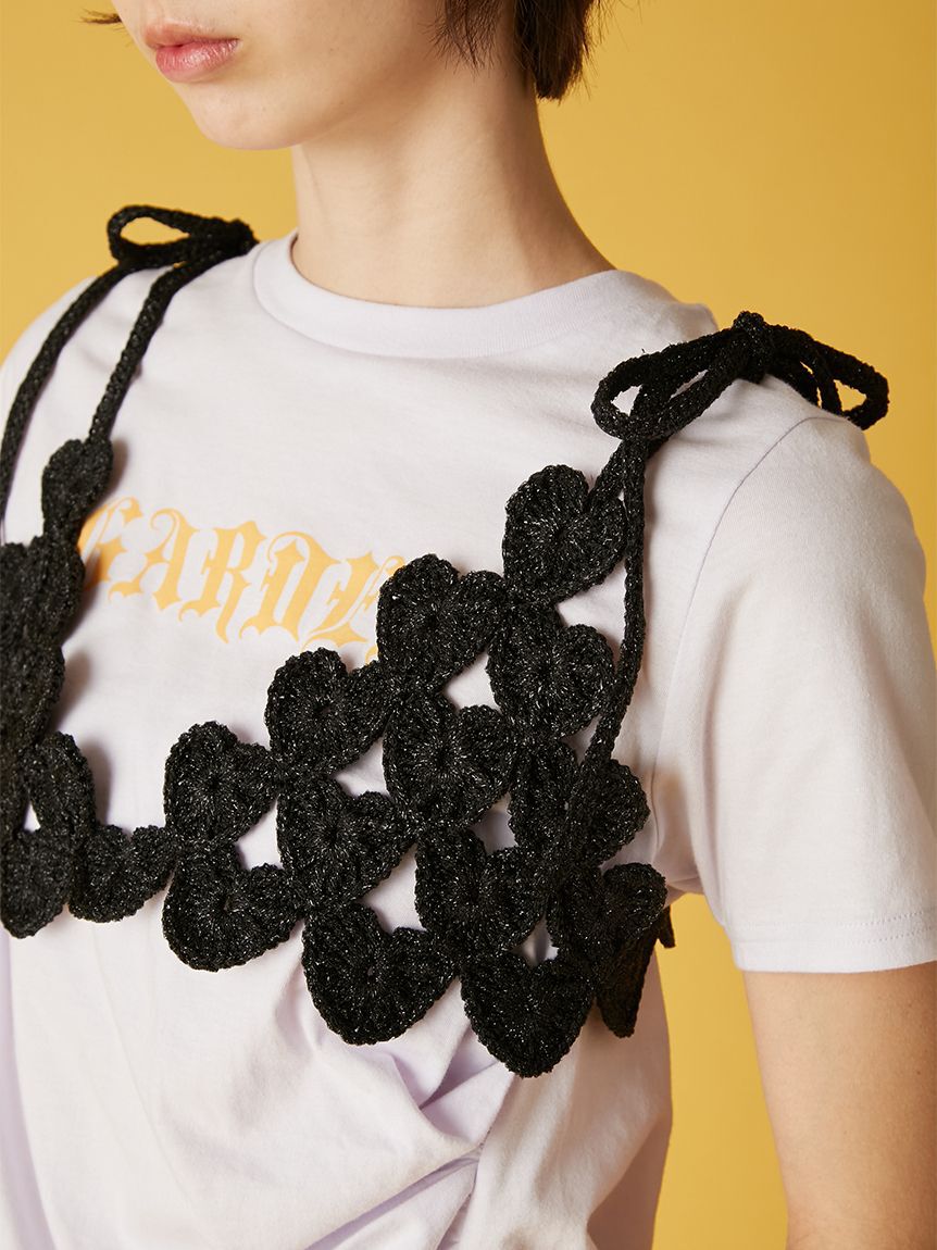 FURFUR「かぎ針ハートモチーフビスチェ」|ベスト・ジレ|