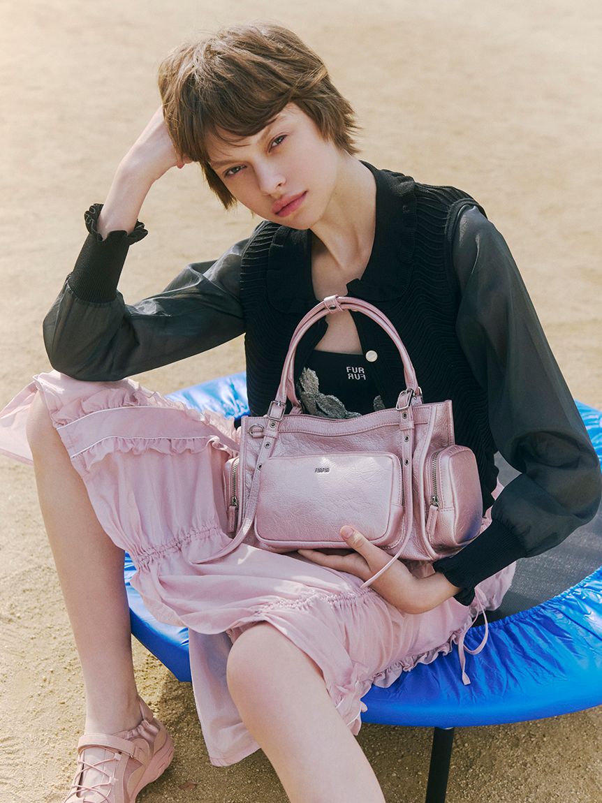 FURFUR「かぎ針ハートモチーフビスチェ」|ベスト・ジレ|