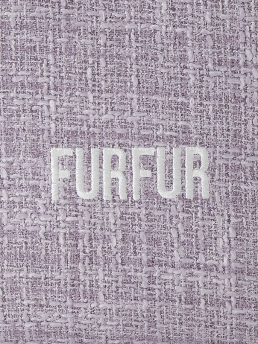 FURFUR「(Lsize) ツイードロゴトートバッグ【WEB・一部店舗限定】」|トートバッグ|