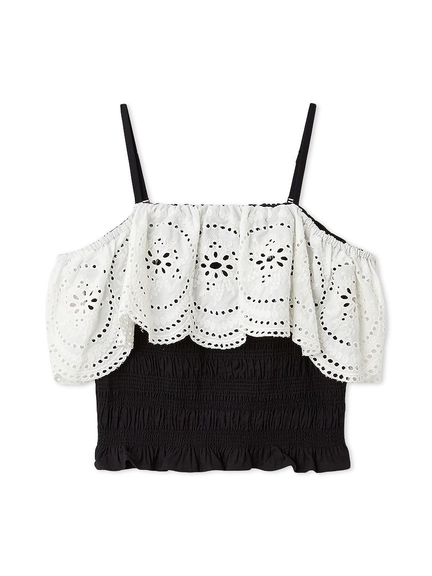 FRAY I.D「オフショルダーレースブラウス」|シャツ・ブラウス|