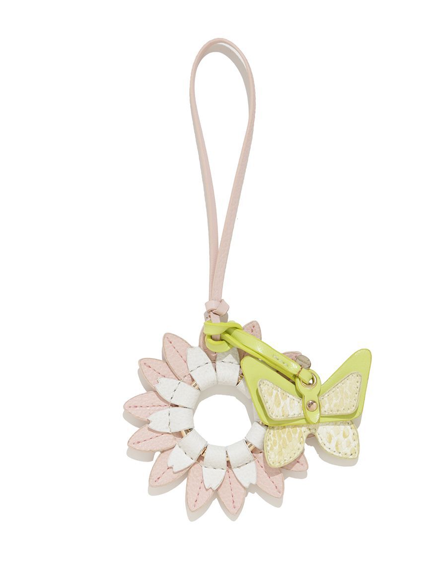 FRAY I.D「ブルーム&ウィングスチャーム」|キーケース|PNK