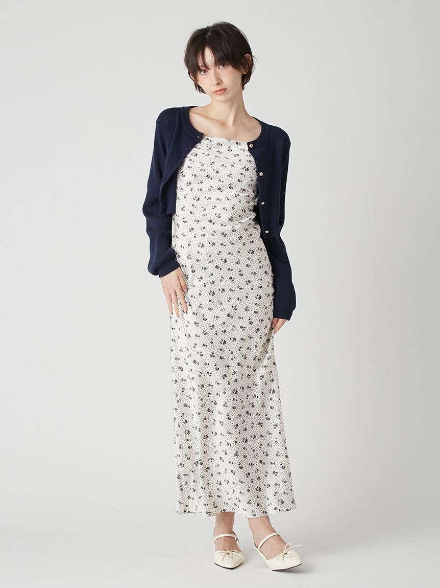 LILY BROWN「カーデセットプリントキャミワンピース」|ワンピース|