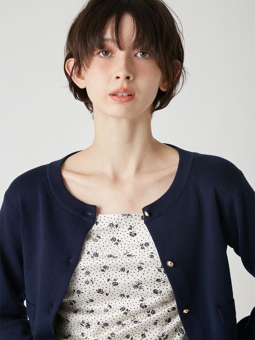 LILY BROWN「カーデセットプリントキャミワンピース」|ワンピース|