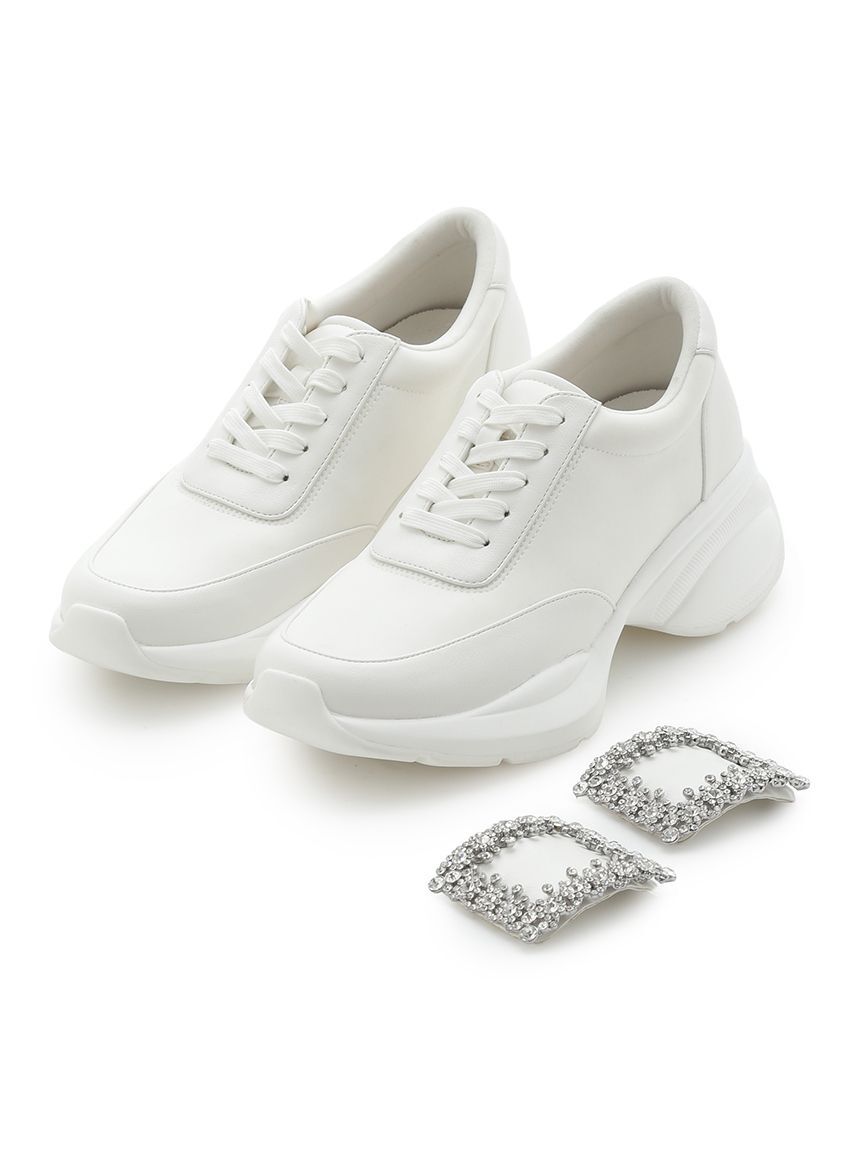 CELFORD「ビジュー付きインソールスニーカー」|スニーカー|