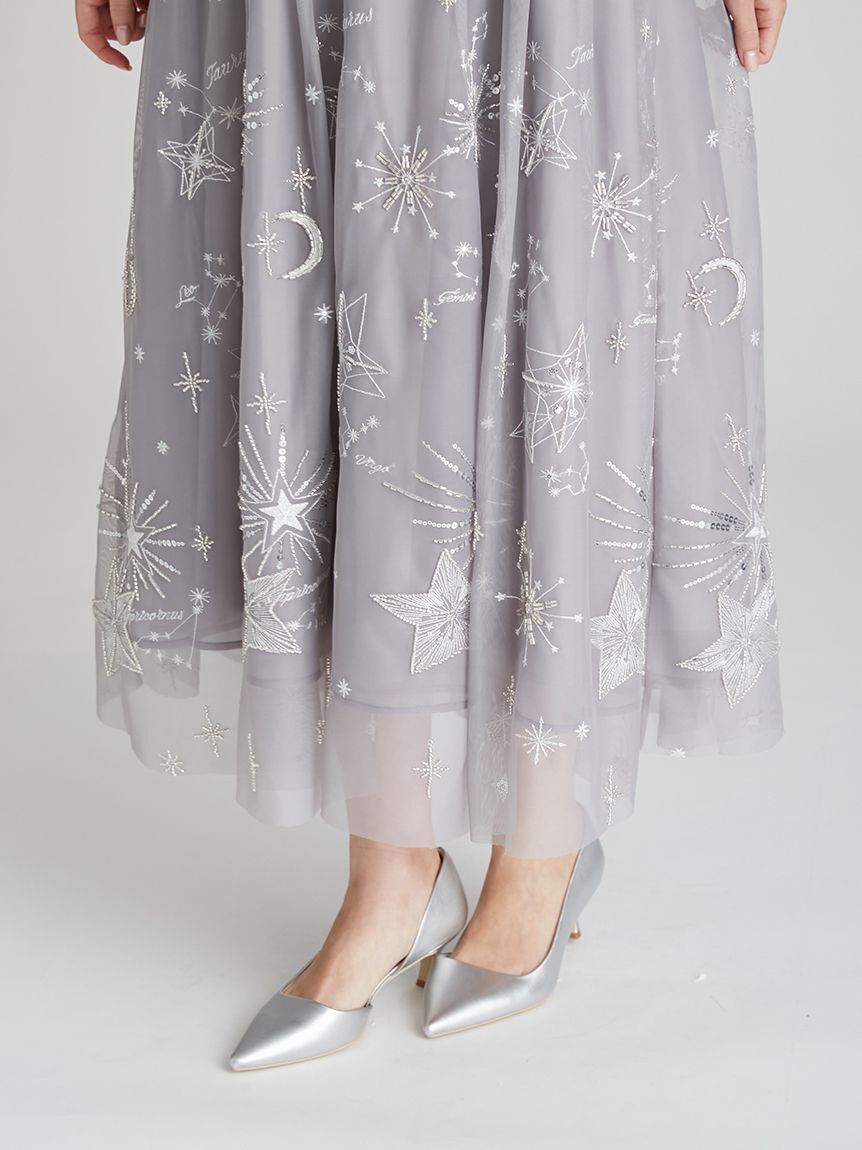 CELFORD「【YUMI KATSURA for CELFORD】コラボスターリーチュールドレス」|ドレス|