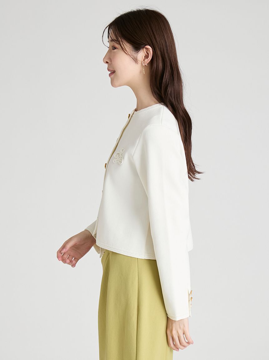 CELFORD「トリム総針カーディガン」|カーディガン|