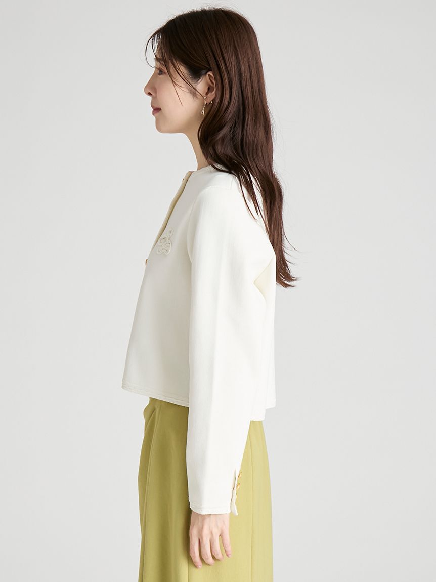 CELFORD「トリム総針カーディガン」|カーディガン|