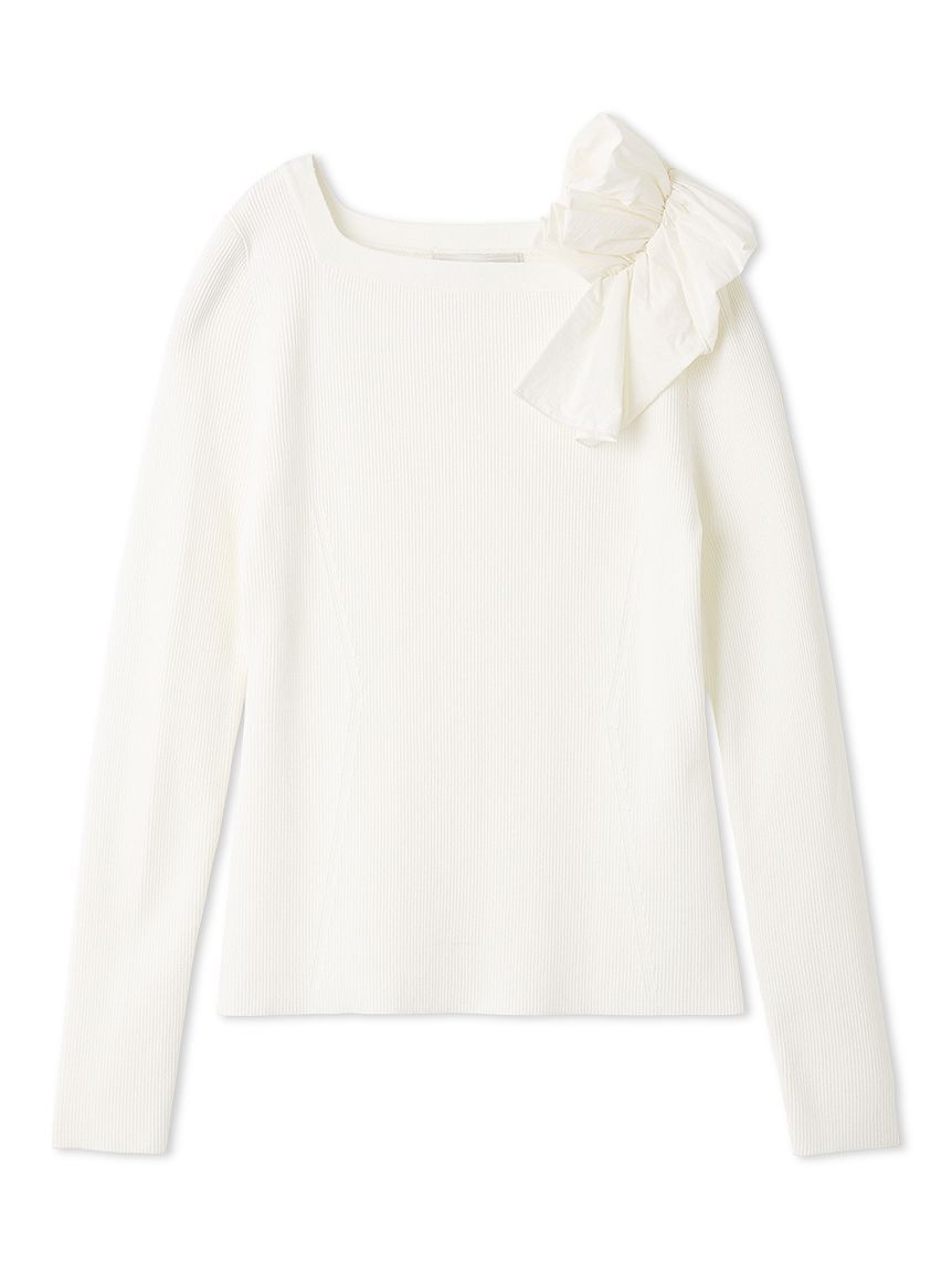 CELFORD「アシメフリルニットプルオーバー」|ニット・セーター|