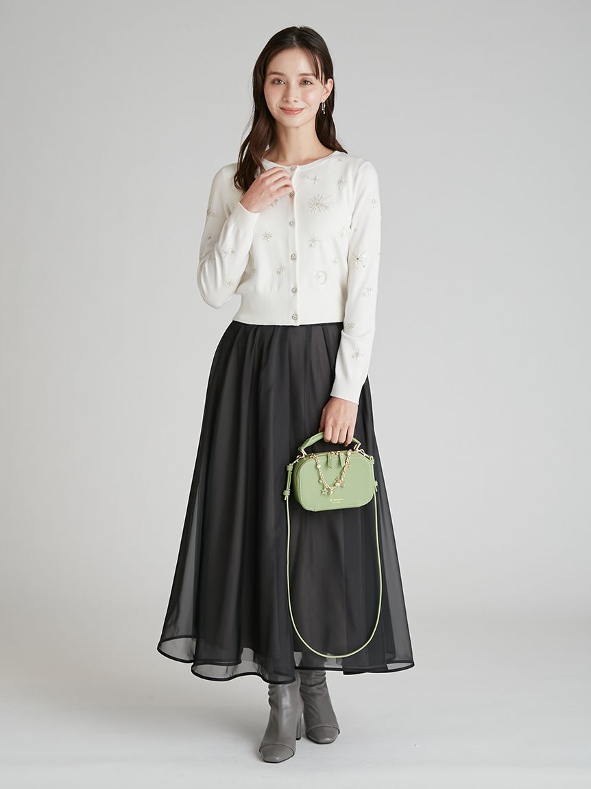 CELFORD「【YUMI KATSURA for CELFORD】コラボスターリー刺繍ニットアンサンブル」|ニット・セーター|