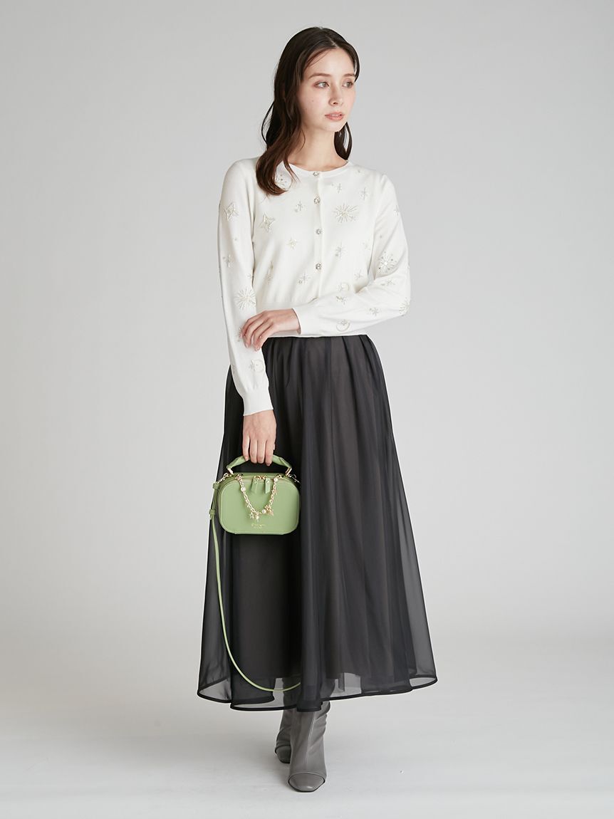 CELFORD「【YUMI KATSURA for CELFORD】コラボスターリー刺繍ニットアンサンブル」|ニット・セーター|