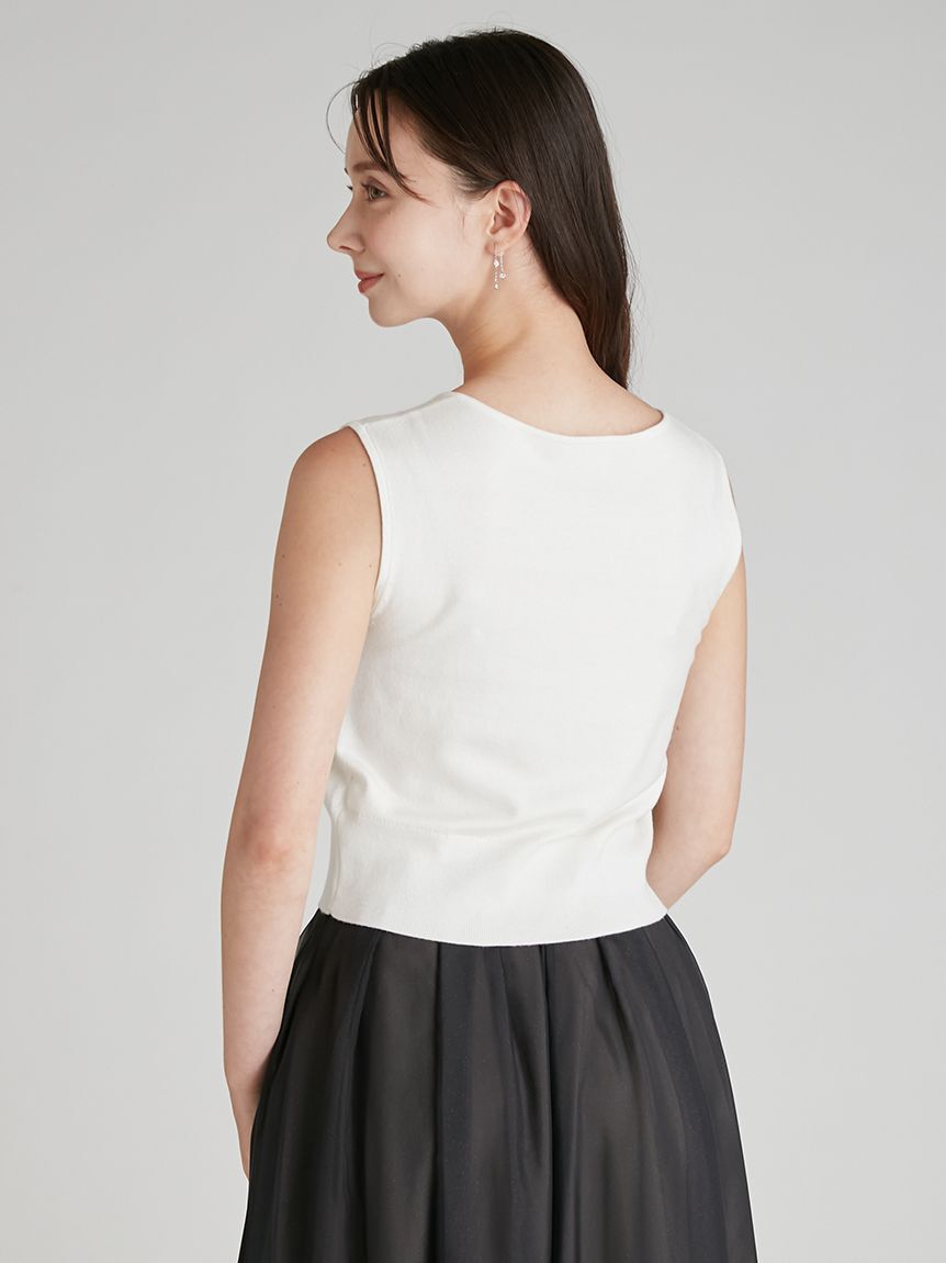 CELFORD「【YUMI KATSURA for CELFORD】コラボスターリー刺繍ニットアンサンブル」|ニット・セーター|