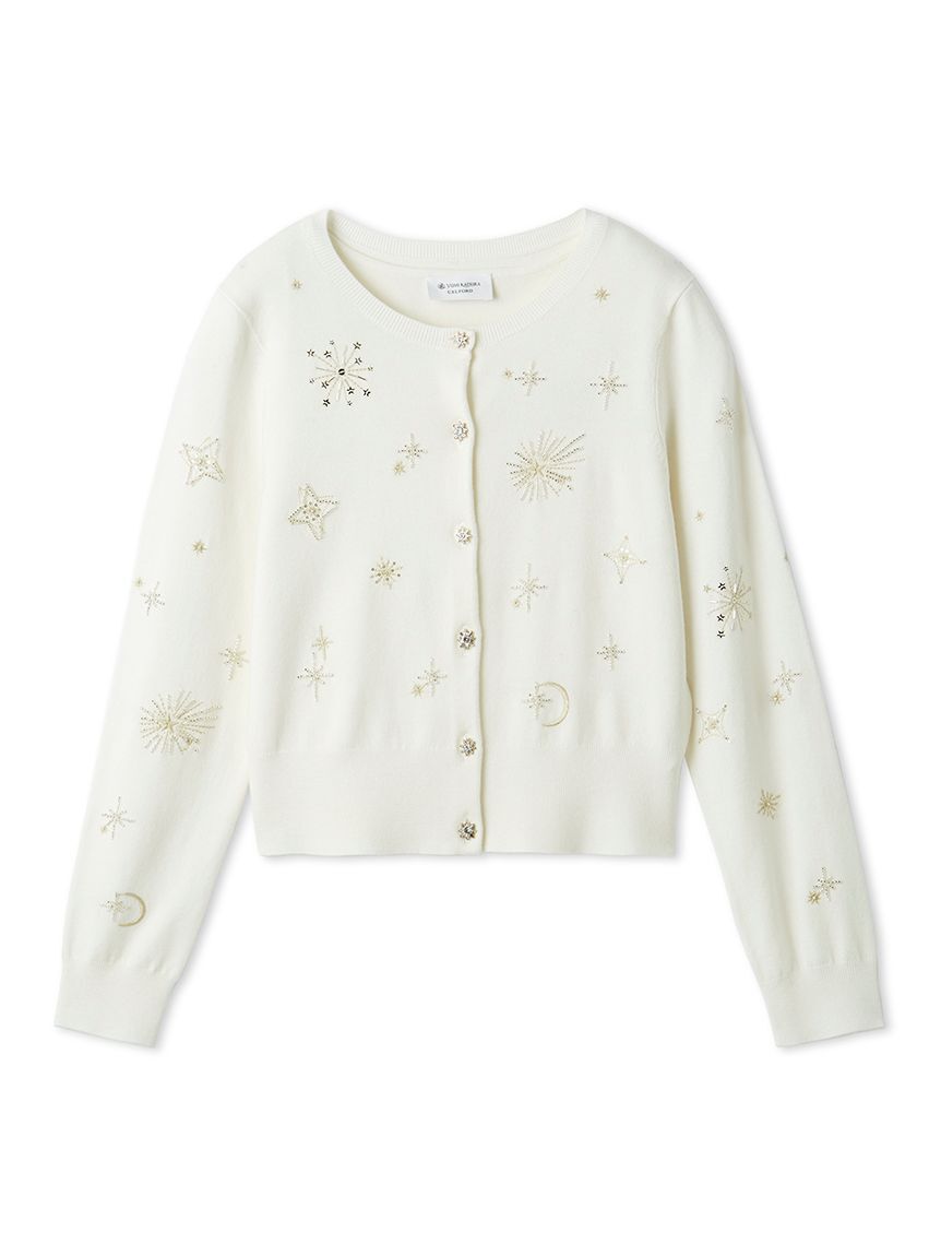 CELFORD「【YUMI KATSURA for CELFORD】コラボスターリー刺繍ニットアンサンブル」|ニット・セーター|