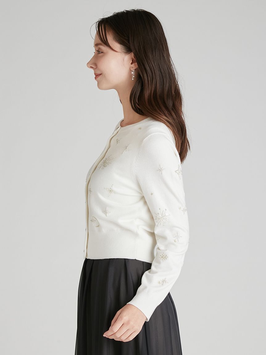 CELFORD「【YUMI KATSURA for CELFORD】コラボスターリー刺繍ニットアンサンブル」|ニット・セーター|