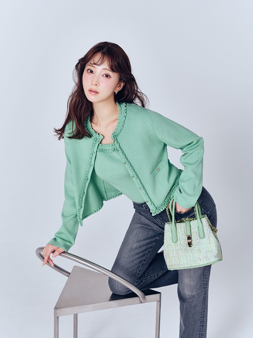 CELFORD「メタルポイントツイードトートバッグ」|トートバッグ|