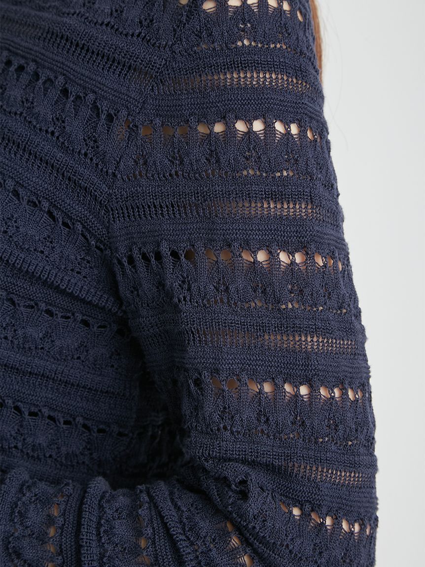 CELFORD「【洗える】レーシーニットアンサンブル」|ニット・セーター|