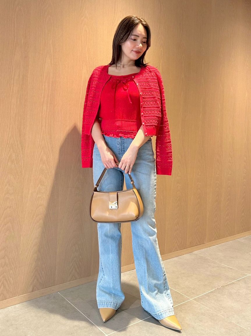 CELFORD「【洗える】レーシーニットアンサンブル」|ニット・セーター|