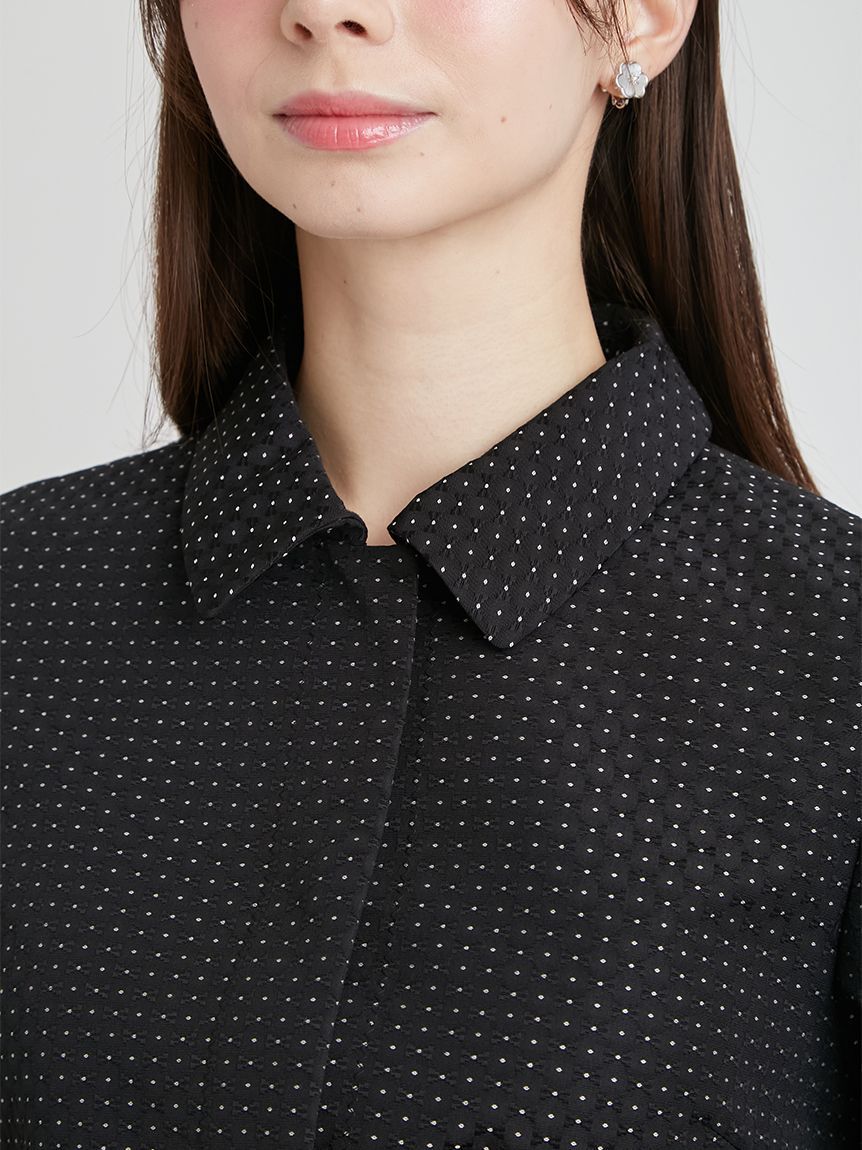 CELFORD「【洗える】【セットアップ対応】バリエーションリボンショートジャケット」|テーラードジャケット|