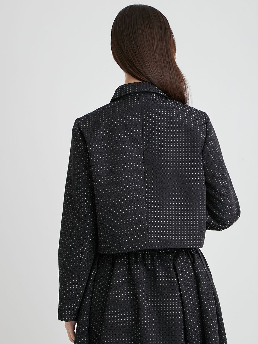 CELFORD「【洗える】【セットアップ対応】バリエーションリボンショートジャケット」|テーラードジャケット|