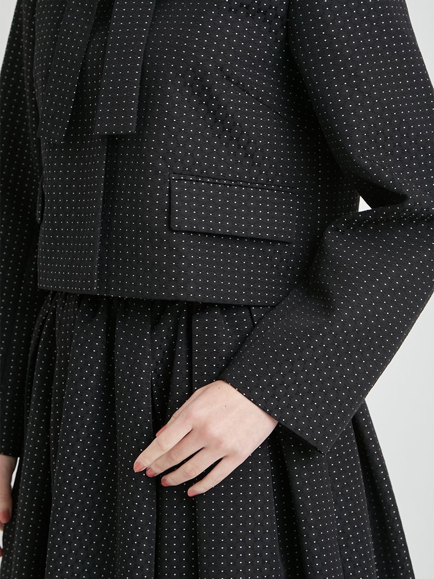 CELFORD「【洗える】【セットアップ対応】バリエーションリボンショートジャケット」|テーラードジャケット|