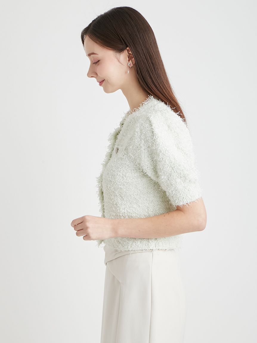 CELFORD「【UVカット】ツイードニットカーディガン」|カーディガン|