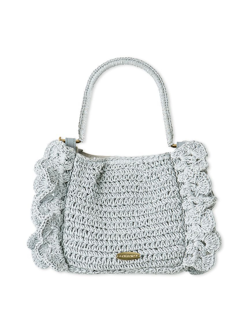 CELFORD「かぎ編みペーパーフリルバッグ」|トートバッグ|