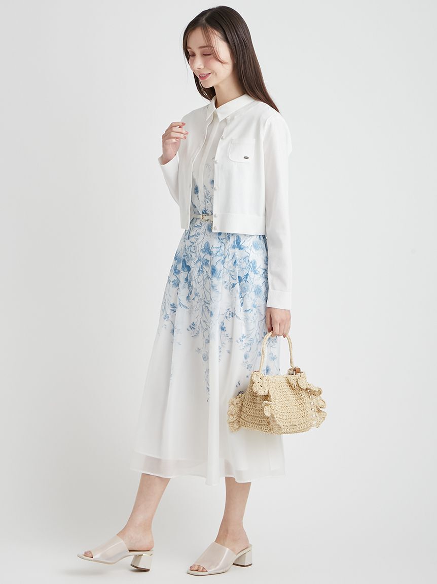 CELFORD「かぎ編みペーパーフリルバッグ」|トートバッグ|