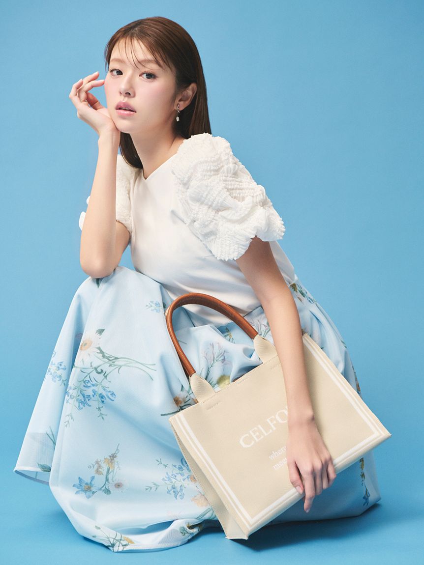 CELFORD「【洗える】タックバルーンスリーブカットソー」|Tシャツ・カットソー|