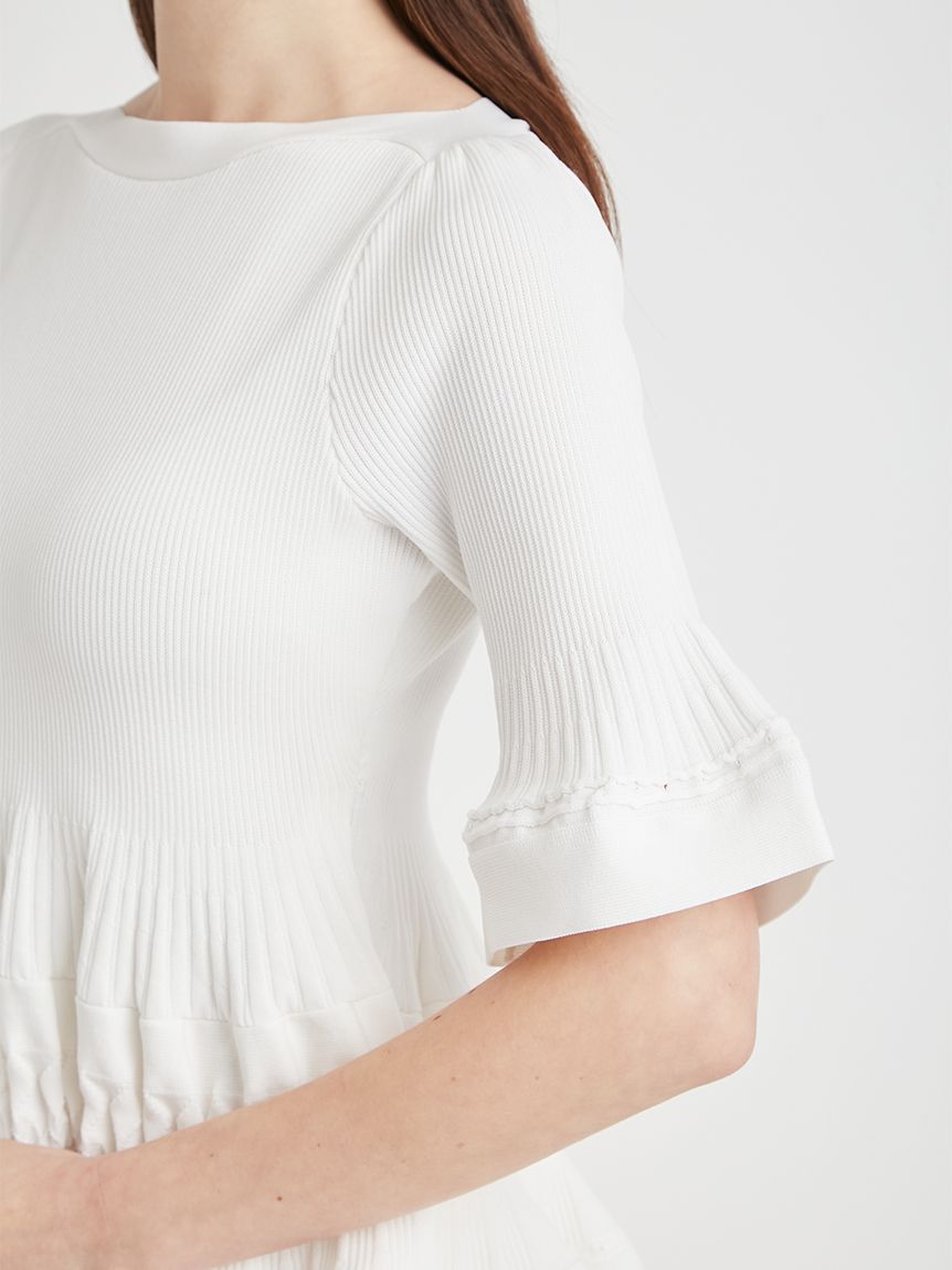 CELFORD「【洗える】テクスチャードニットプルオーバー」|Tシャツ・カットソー|